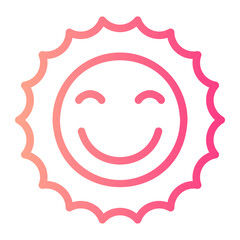 sun gradient icon