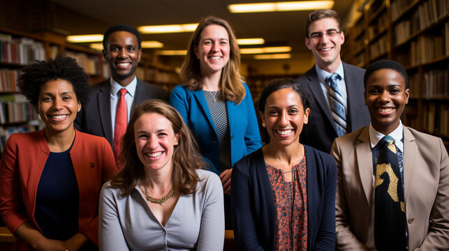 A montage of teachers from different cultures and backgrounds, united in their commitment to education 