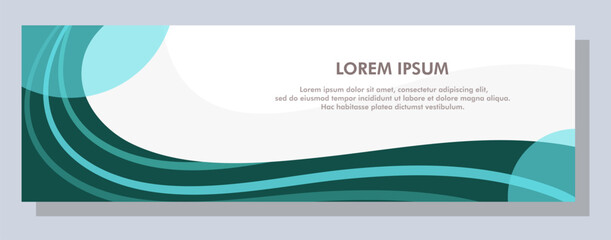 Abstract banner design. Vector shape background. Modern Graphic Template Banner pattern for social media and web sites.