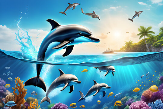 Dolphin Fish Images Browse 288 858 Stock Photos Vectors and Video Adobe Stock