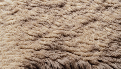 Texture faux fur fiber blanket rug