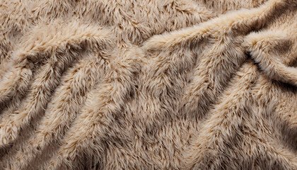 Texture faux fur fiber blanket rug