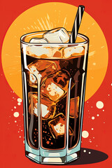 Cola Pop art style