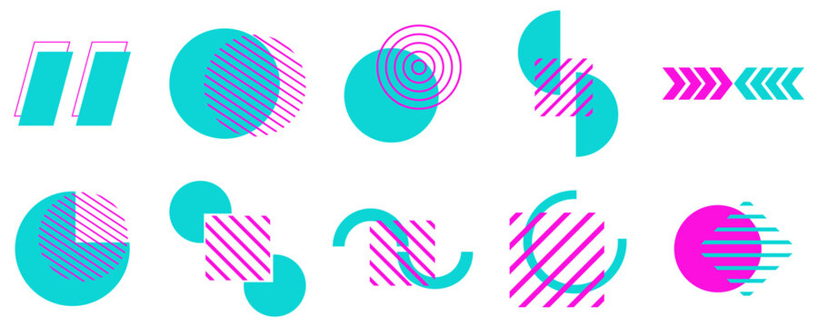 Memphis Geometric Shape