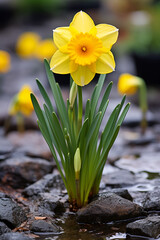 Obraz premium daffodils in spring