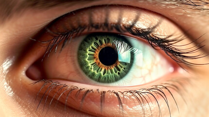 Obraz premium close up of a female eye