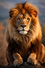 Fototapeta premium portrait of a lion