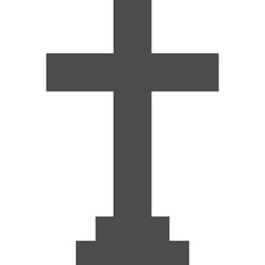 Tombstone Silhouette Element-06