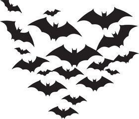 Spooky Halloween Bat Vector Illustration for Festive Decorations