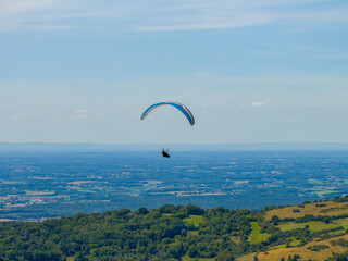 Mont Myon Paragliding drone pictures in France