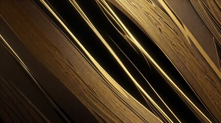 Black and golden Metal Pattern - Generative AI 

