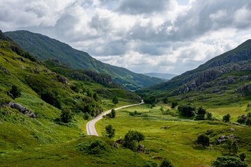 Fototapeta na wymiar Landscape Scottish highlands. 
