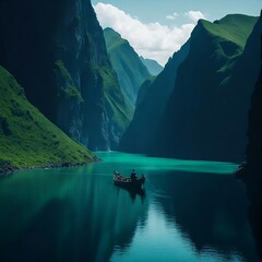 lake in the mountains