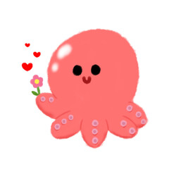 squid heart flower