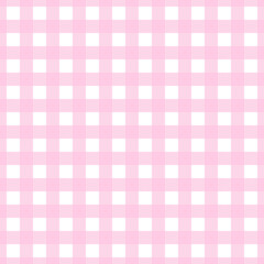 Pink gingham pattern for dress print or table cloth
