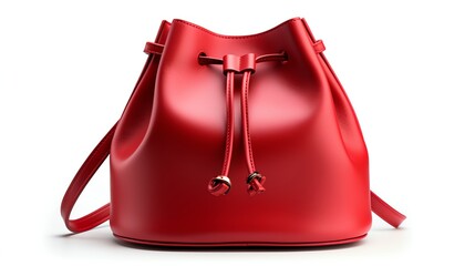 Red woman bag for fashion