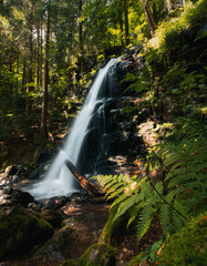 Long exposure - Zweribach waterfall in the Black Forest, Germany