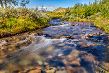 stream in the mountains