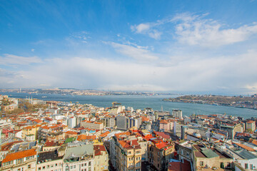 Naklejka premium view country