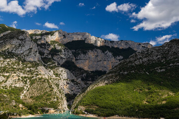 Lake of Sainte-Croix in Var department, Provence, France