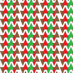 Seamless geometric pattern with triangles for all-purpose