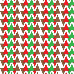 Seamless geometric pattern with triangles for all-purpose