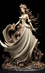 The Porcelain Princess Sculpture