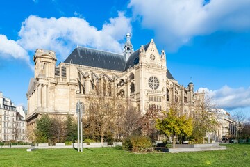 Fototapeta premium Paris, the Saint-Eustache church