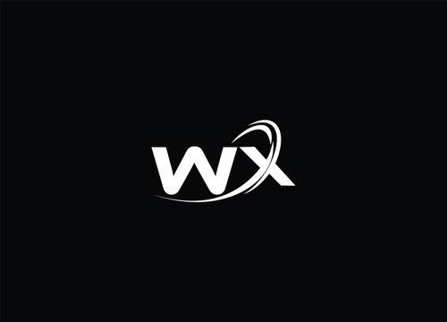 WX letter logo design and company logo