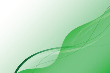 Green color shades lines swirl style business and medical tech background