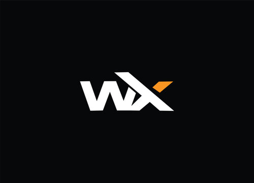 WX letter logo design and company logo