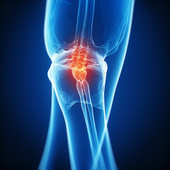 cgi view of an inflamed joint