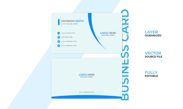 RGB Vector Business Card Design
