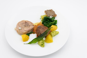 Agneau et légumes