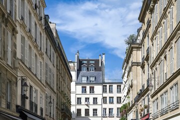 Fototapeta premium Paris, buildings in the Marais