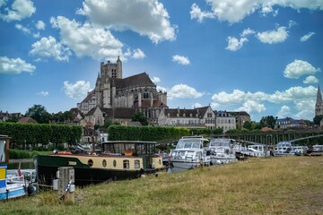 Auxerre, ancient city in Burgundy