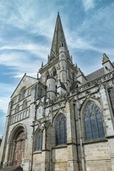 Autun, french city, the Saint-Lazare cathedral
