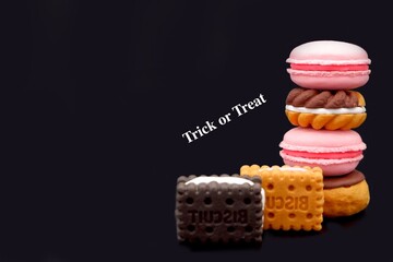 マカロンのハロウィンイメージ