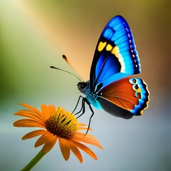 Fototapeta na wymiar butterfly generative by AI technology