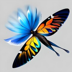 butterfly generative by AI technology