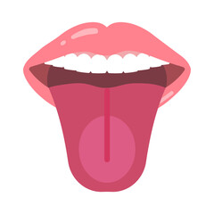 口内炎のある舌