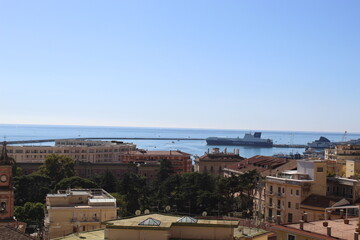 Fototapeta premium Panorama Salerno