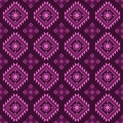 Geometric ethnic pattern seamless flower color. seamless pattern. Design for fabric,curtain,background,carpet,wallpaper,clothing,wrapping,Batik,mandalas,fabric,Vector illustration. pattern style.
