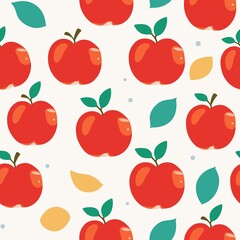 Apple vector illustration, fruit background