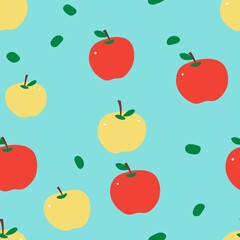 Apple vector illustration, fruit background