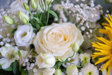 flower closeup, bunch of flowers