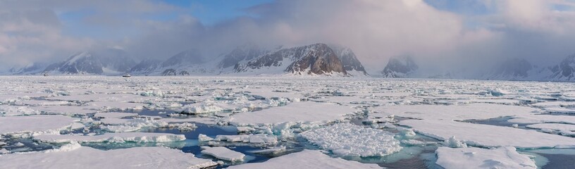 Arctic Landscape in Svalbard