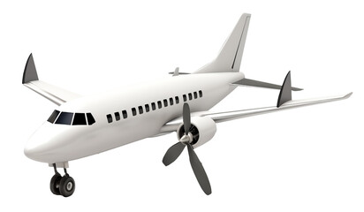 Obraz premium airplane isolated