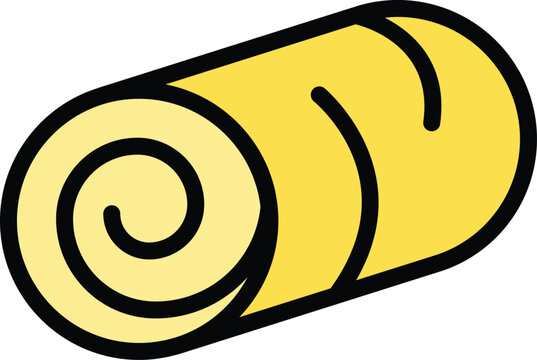 recommend clip art: Feed bale icon outline vector. Farm haystack. Farm grass color flat