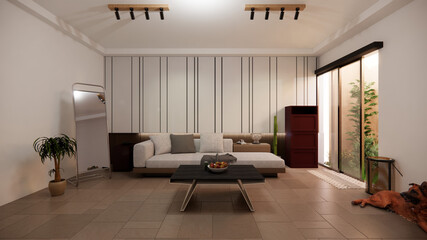 Minimalism living room design
